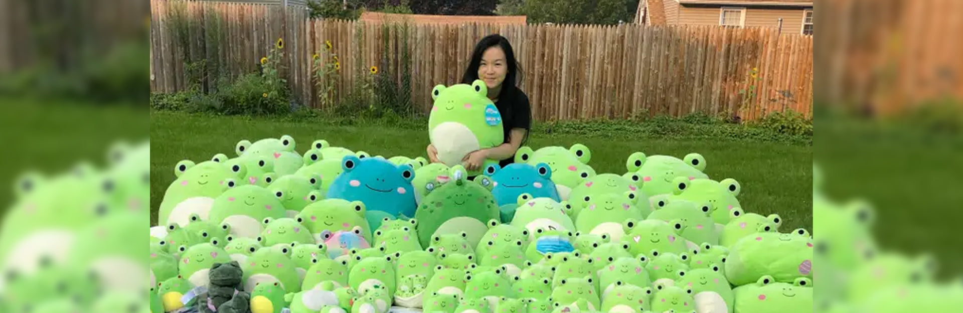  Squishmallows Original 12-Inch Ludwig Teal Frog