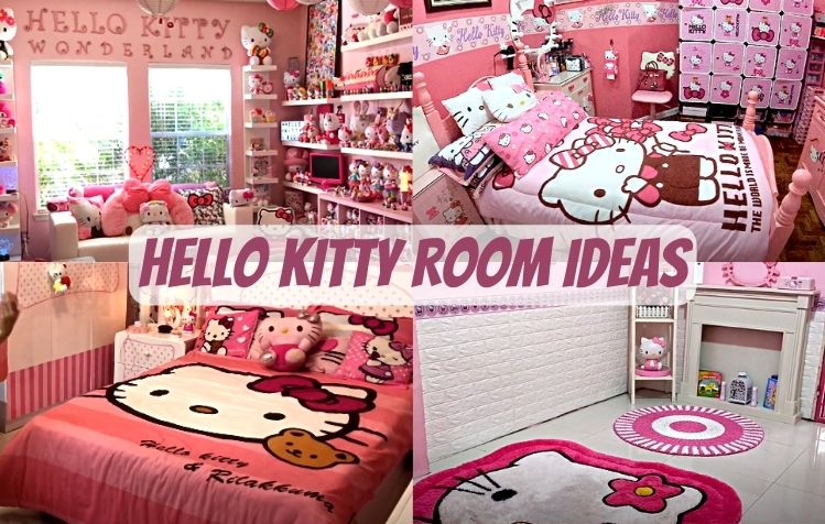 Hello Kitty Poster Pink Fairy Stick Poster Wall Art Sticky Poster