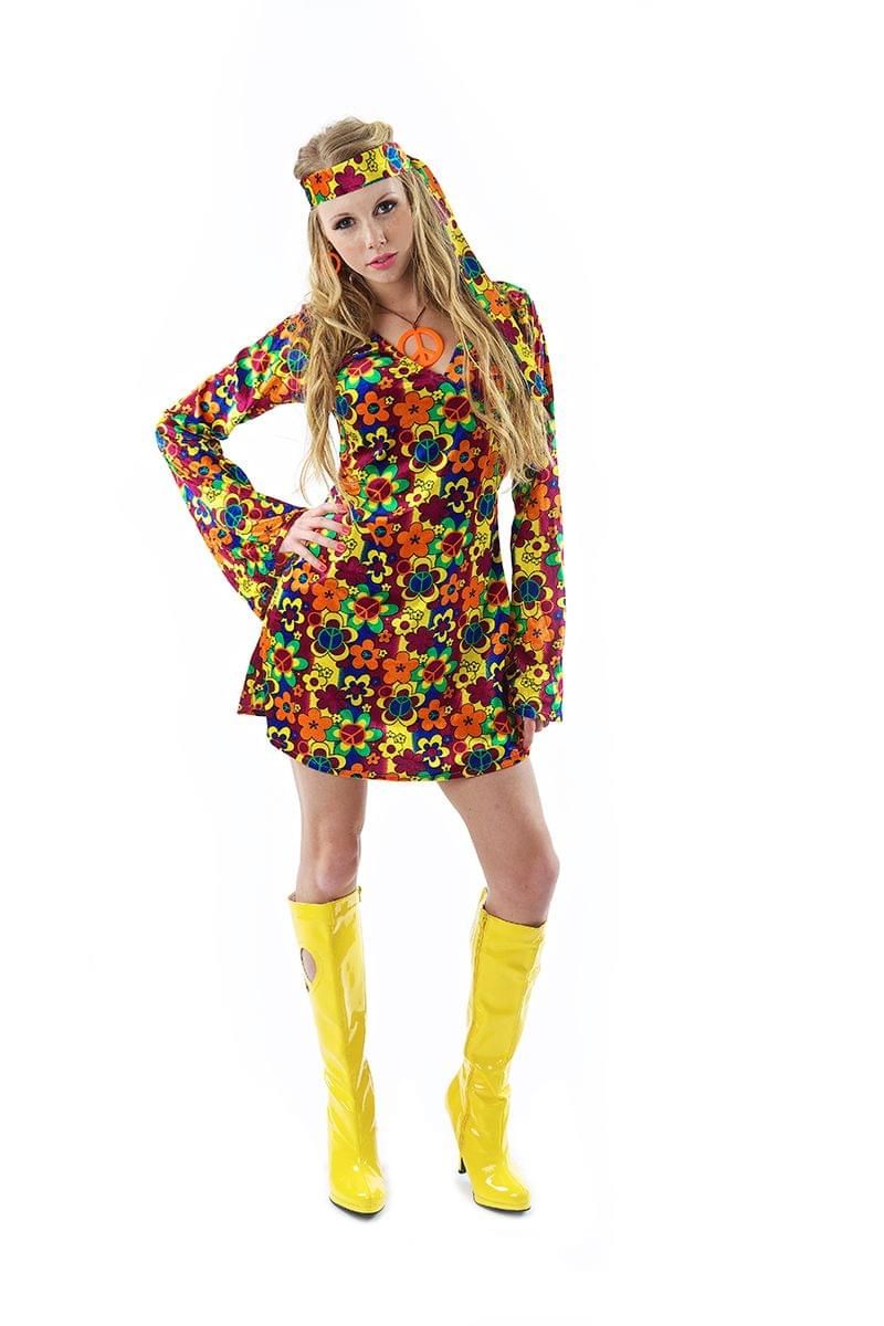 Female Hippy Adult Costume | Free Shipping