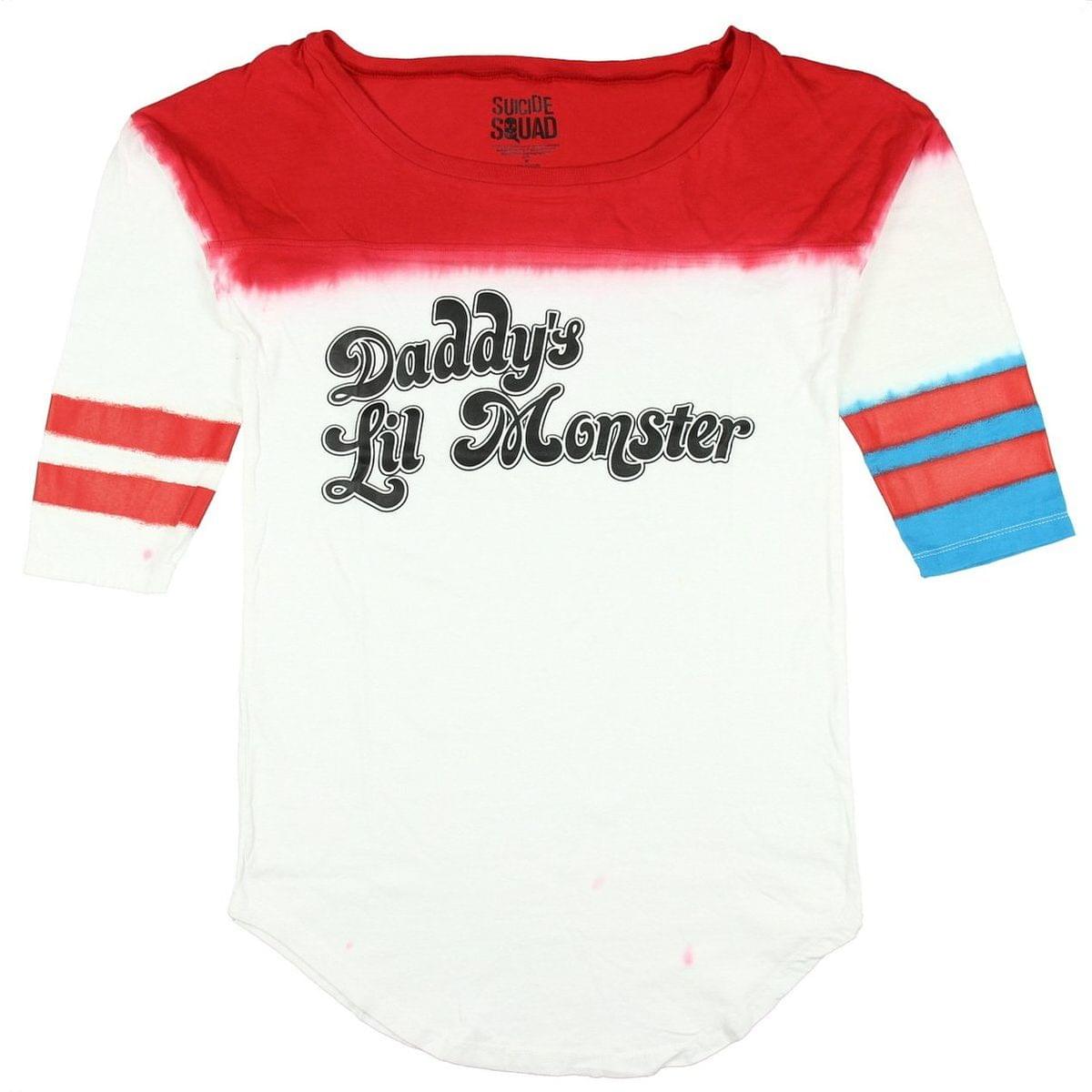 Suicide Squad Harley Daddy s Little Monster Shirt Free Shipping