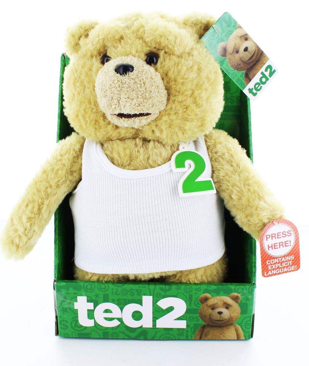 Ted 2 Ted In Undershirt Rated R 11 Talking Plush Free Shipping