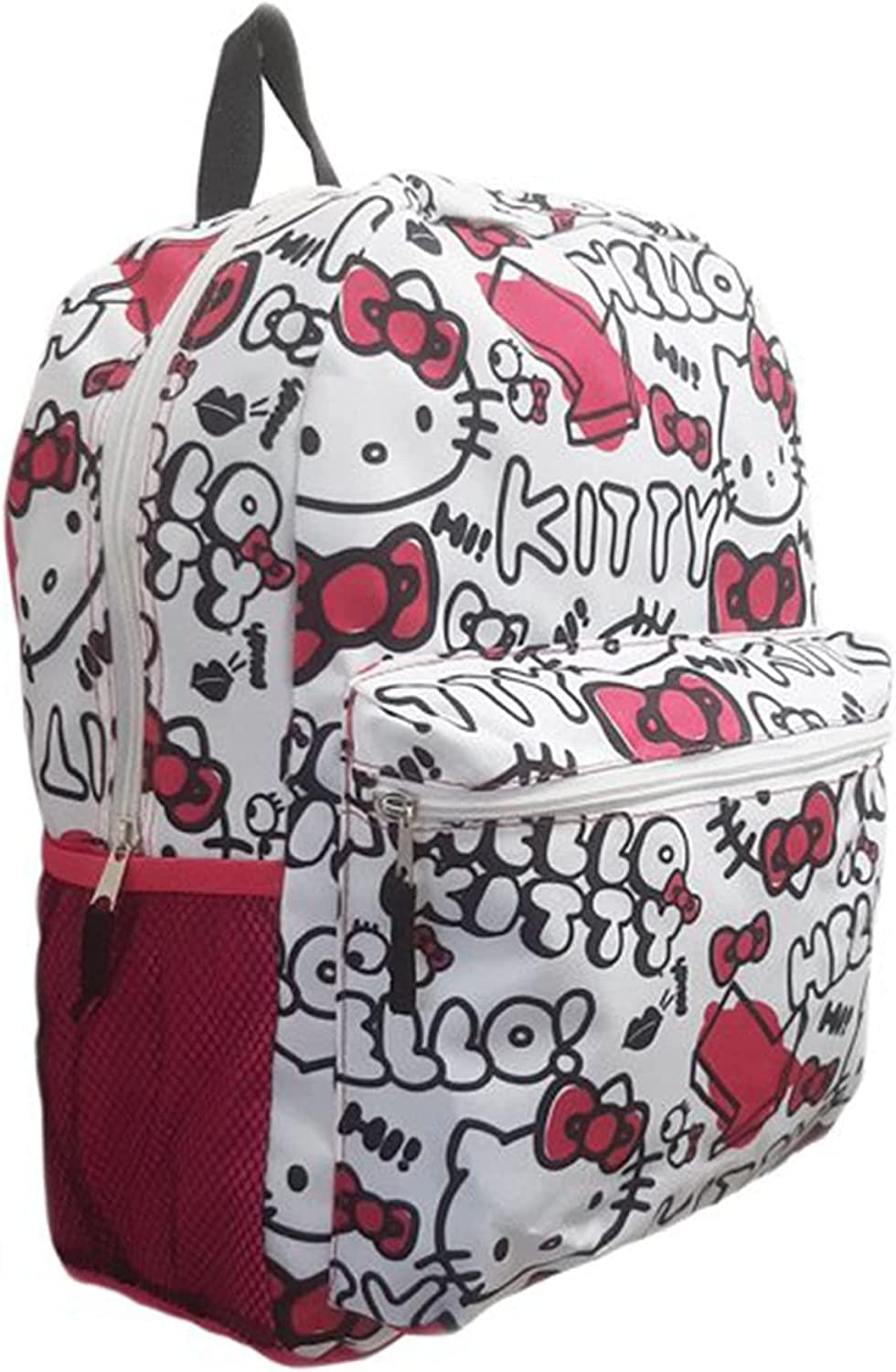 Shoulder Bag with Motif - White/Hello Kitty - Kids