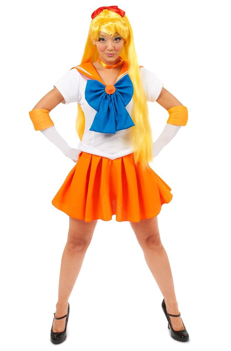 Sailor Moon Venus Sexy Adult Costume | Free Shipping