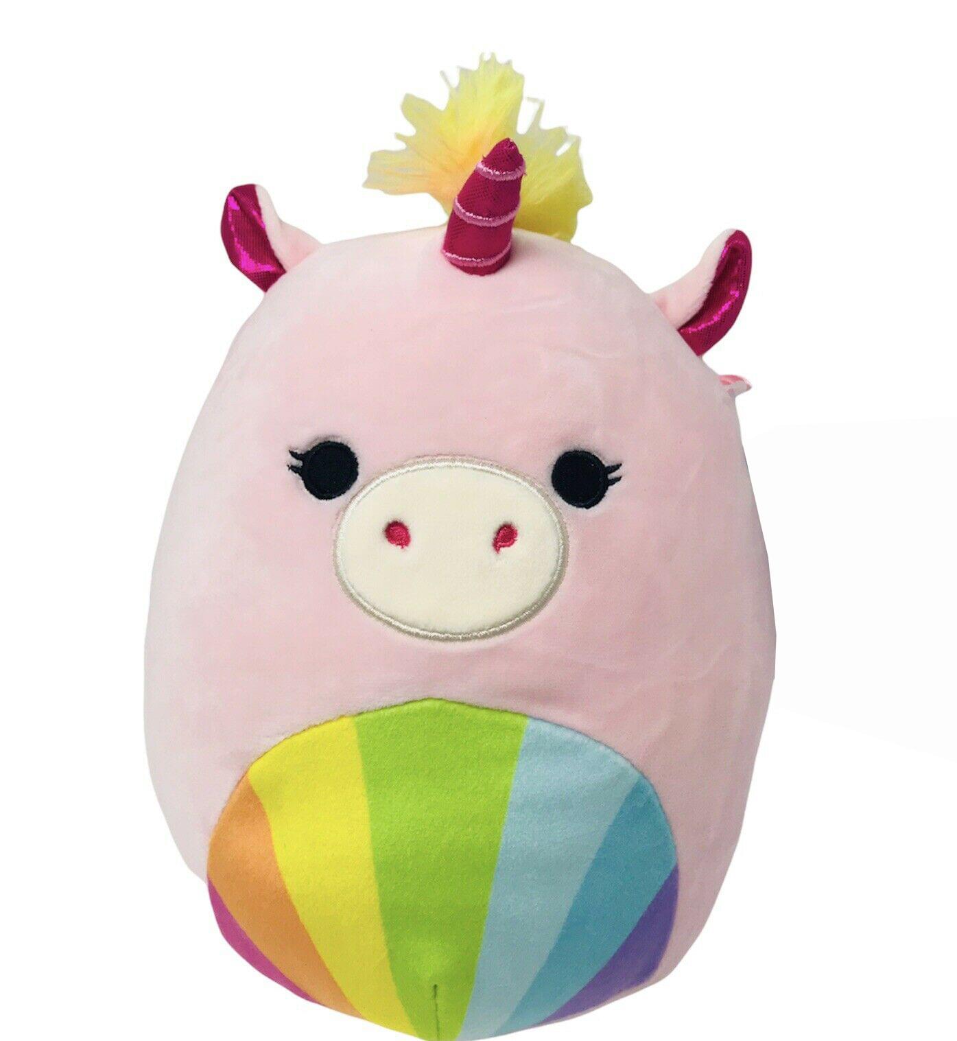 Kellytoy Squishmallow 16 inch Plush Amor The Pink Pride Unicorn