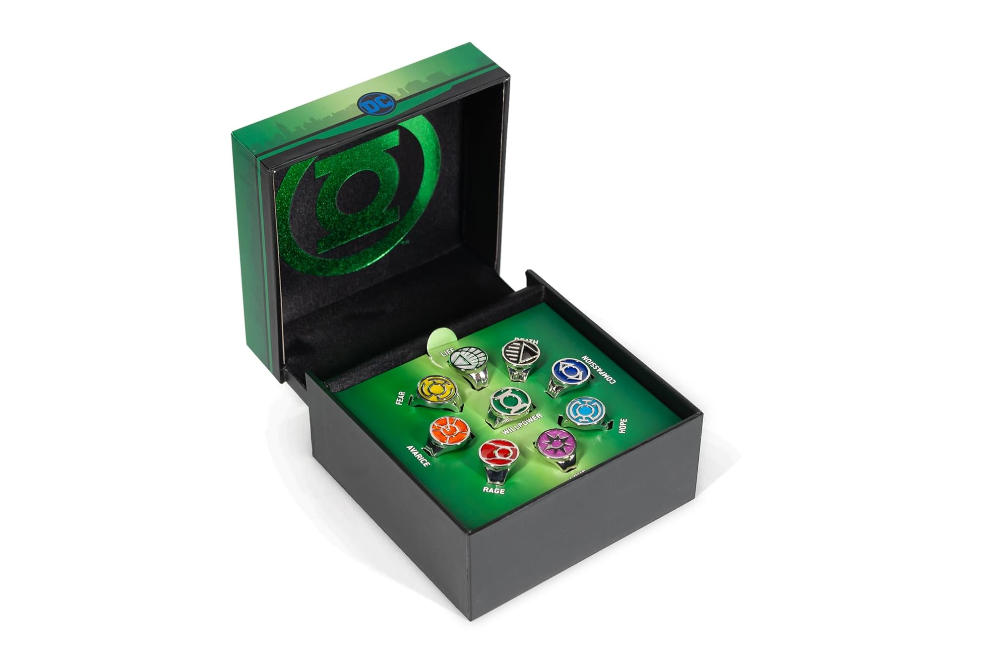 Beautiful Authentic DC DIRECT 2024 GREEN LANTERN MOVIE POWER RING PROP REPLICA (Rare