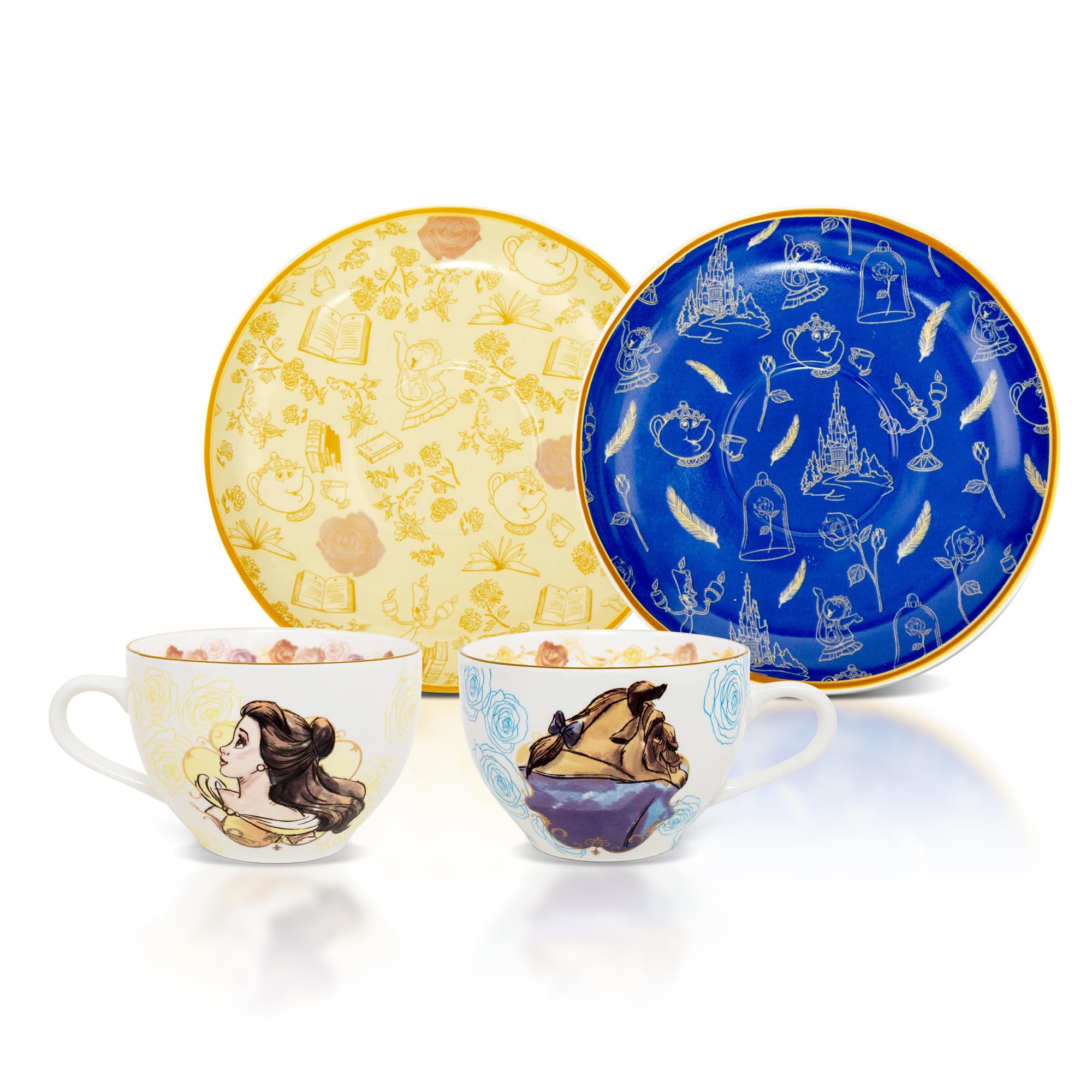 Authentic Disney-Themed Tea Sets : beauty and the beast tea