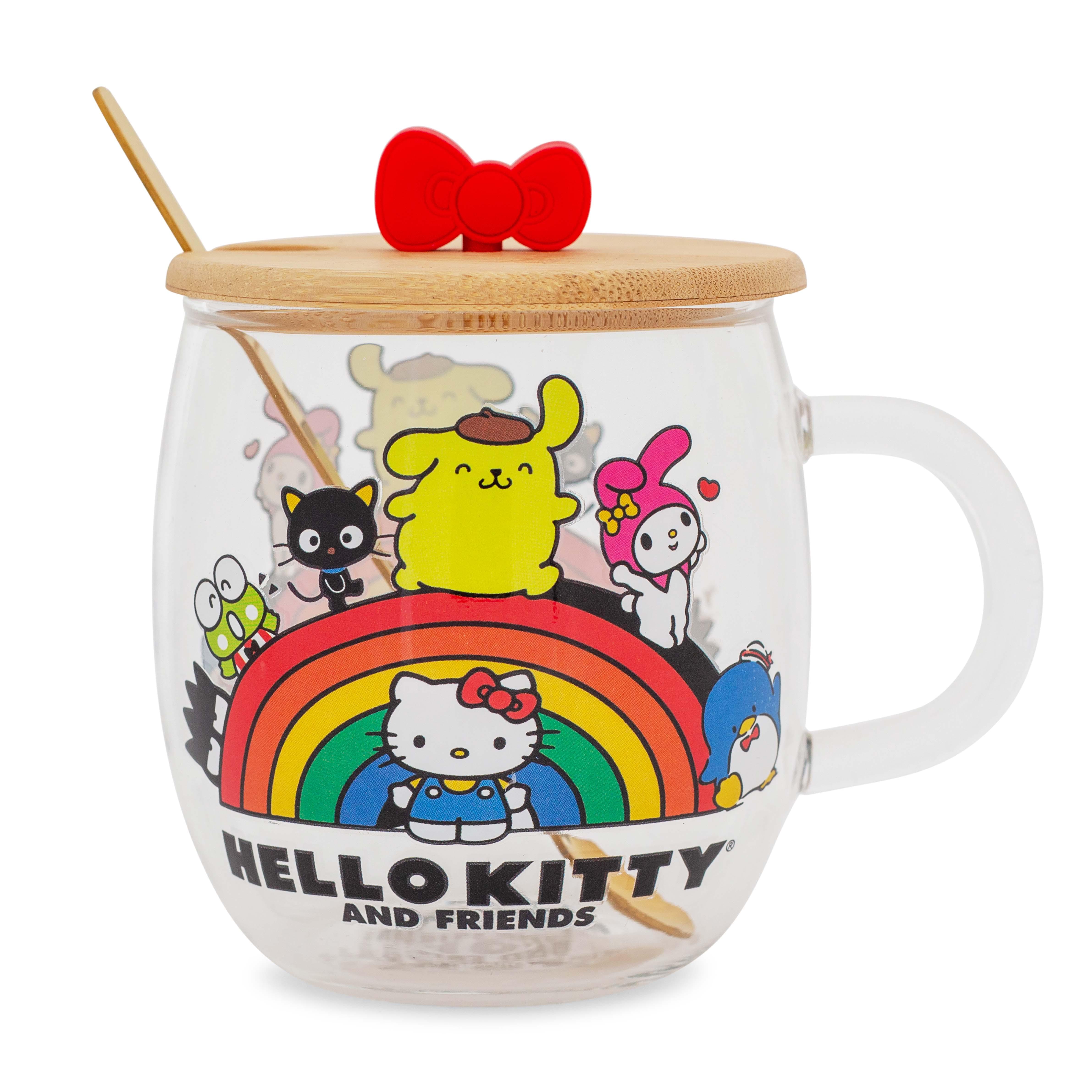 Hello Kitty Cafe outlet Exclusive Treats & Sprinkle Mugs (3) w/ shopping bags (3)