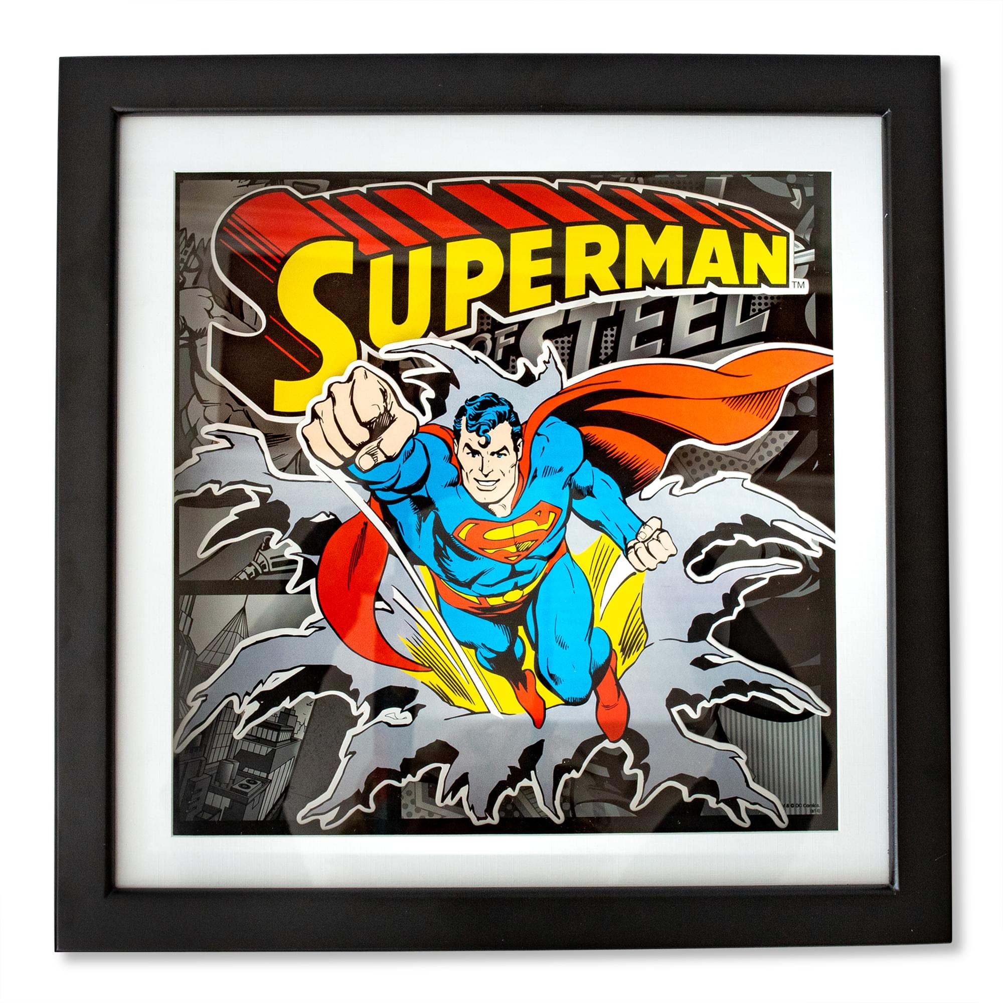 Lot=Spider-Man & Super-Man Comic Book Wooden outlet Wall Plaques 13