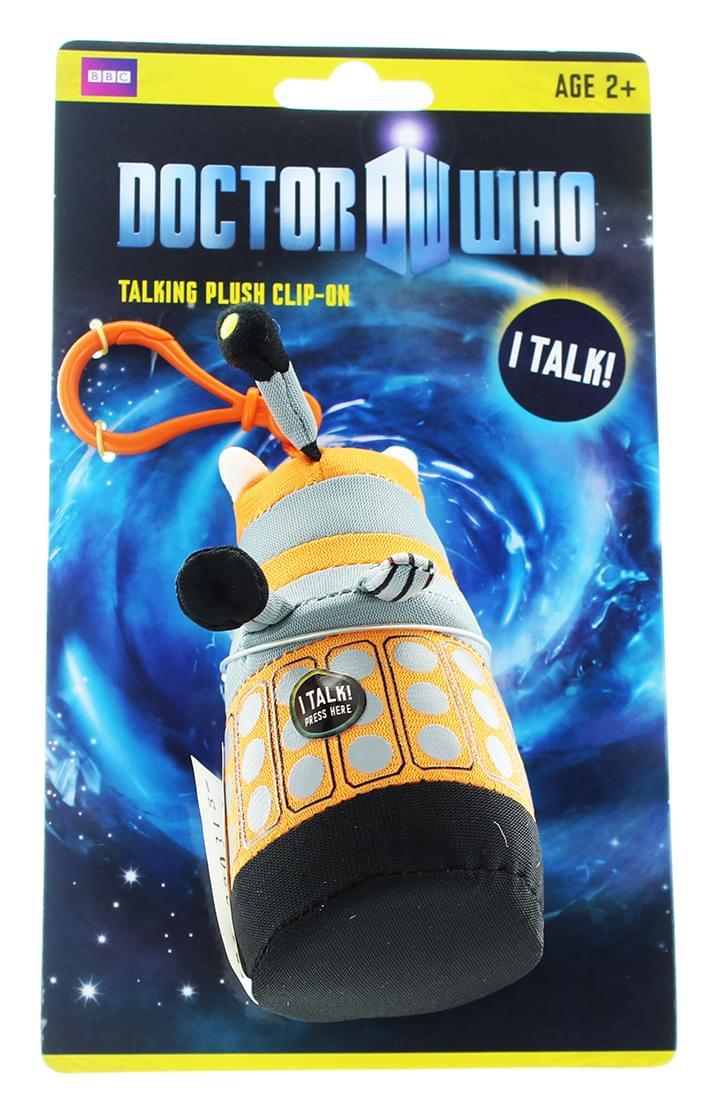 Doctor Who Talking Plush Orange Dalek – Merchandise Guide - The