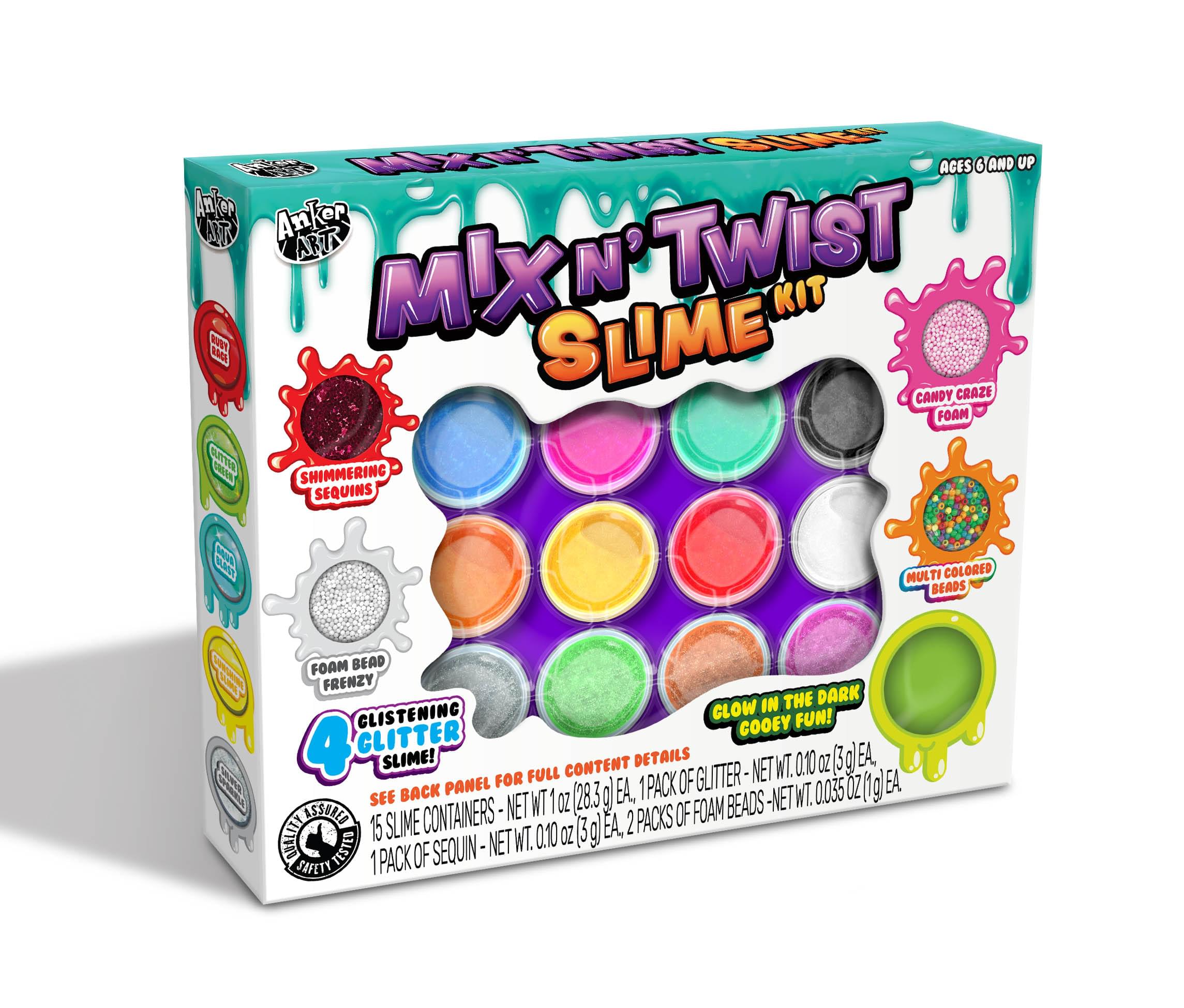 Slime mix'in kit - pack 10 slimes, activites creatives et manuelles