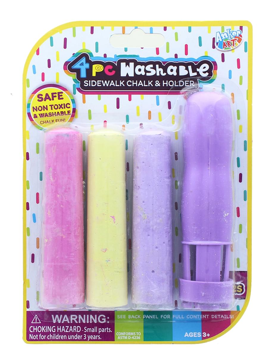 Assorted Color Sidewalk Chalk | 50 Pcs