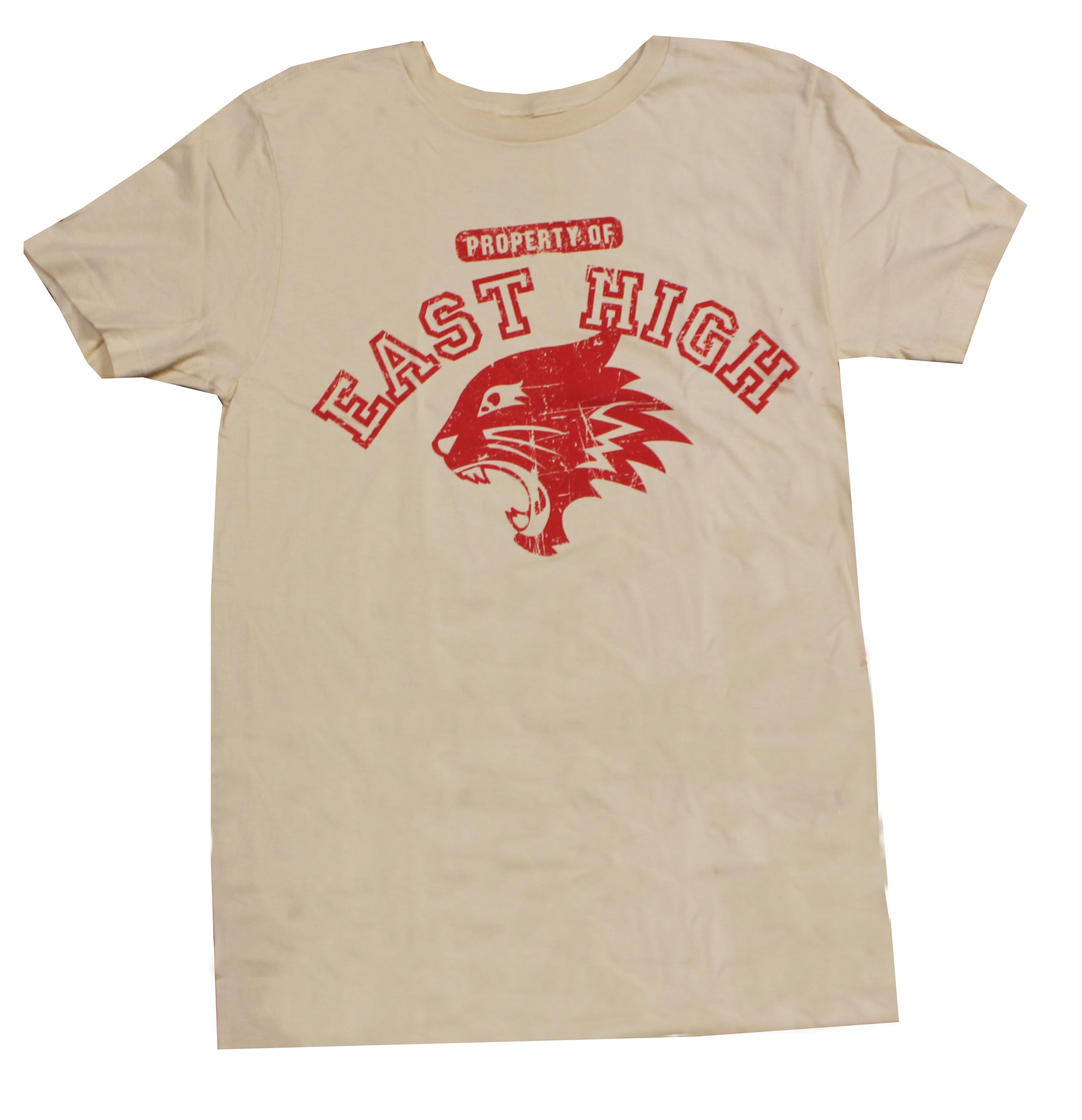 Bioworld High School Musical East High Adult Tan T-Shirt X-Large