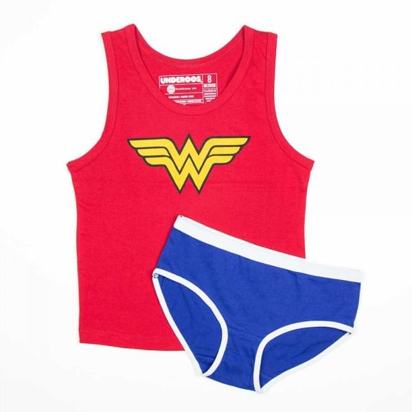 DC Comics Wonder Woman Girl's Tank/Underoos Underoos Set