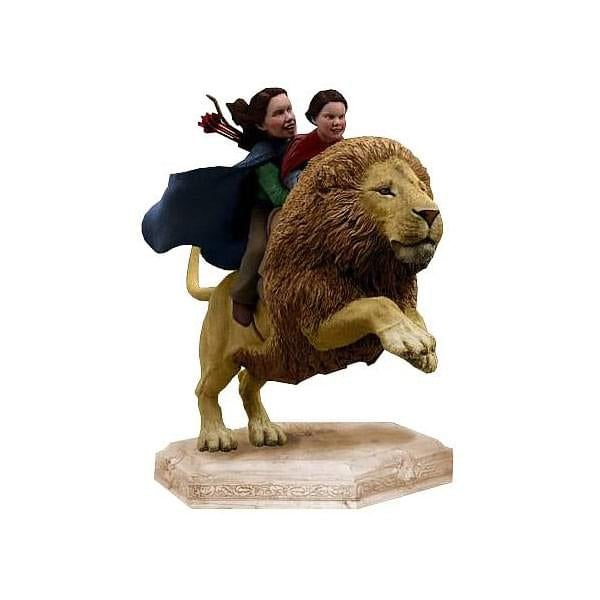 The Chronicles of Narnia: Girls on Aslan statue Disney #0881/3000 Greg Tozer