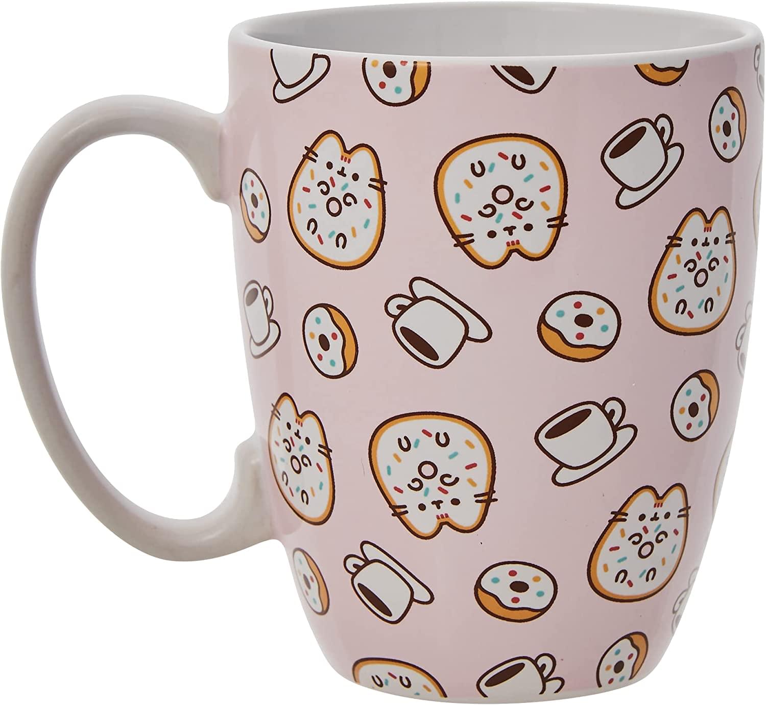 Pusheen Pink Donuts & Coffee Mug – Pusheen Shop