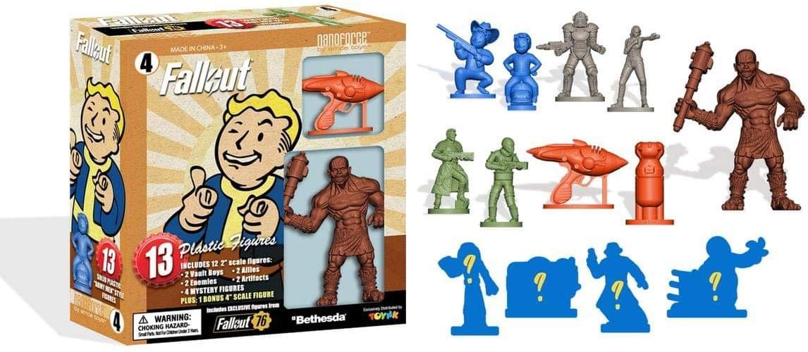 Fallout Merchandise Looksee Mini Box - Nanoforce Figures, Trading