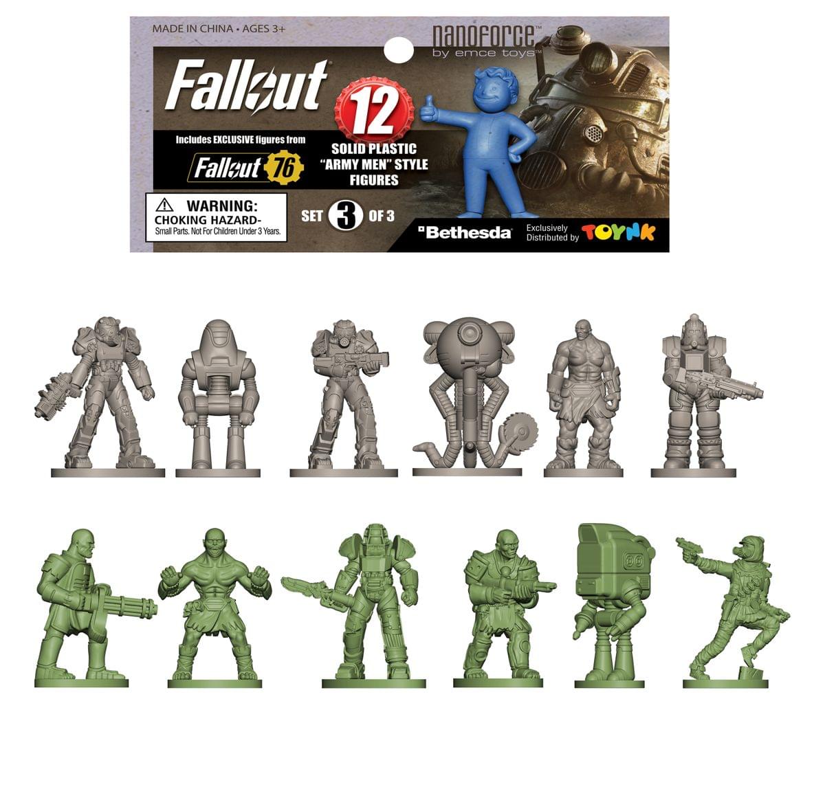 Fallout Merchandise Looksee Mini Box - Nanoforce Figures, Trading