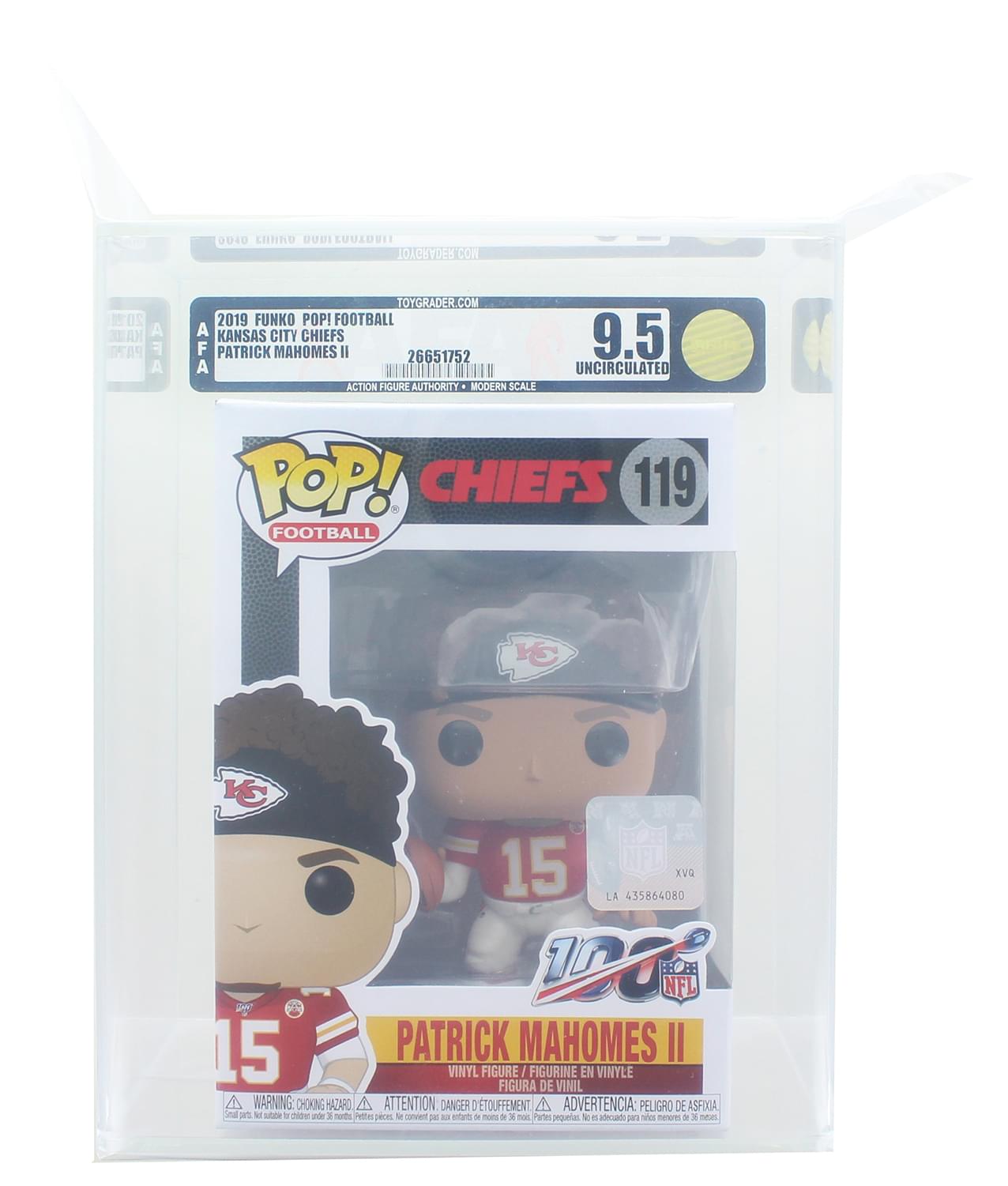 Funko Pop! Patrick Mahomes II Kansas City Chiefs – Gap the figure