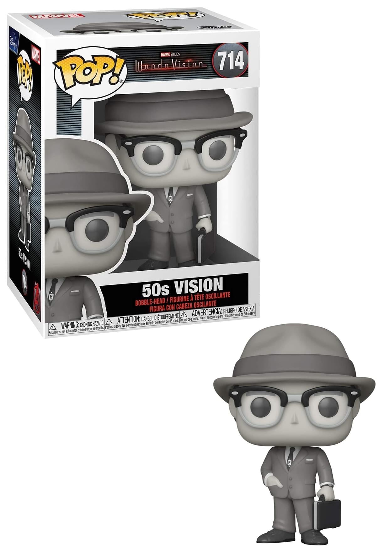 Funko POP!: Marvel- WandaVision - 50s Vision Figure