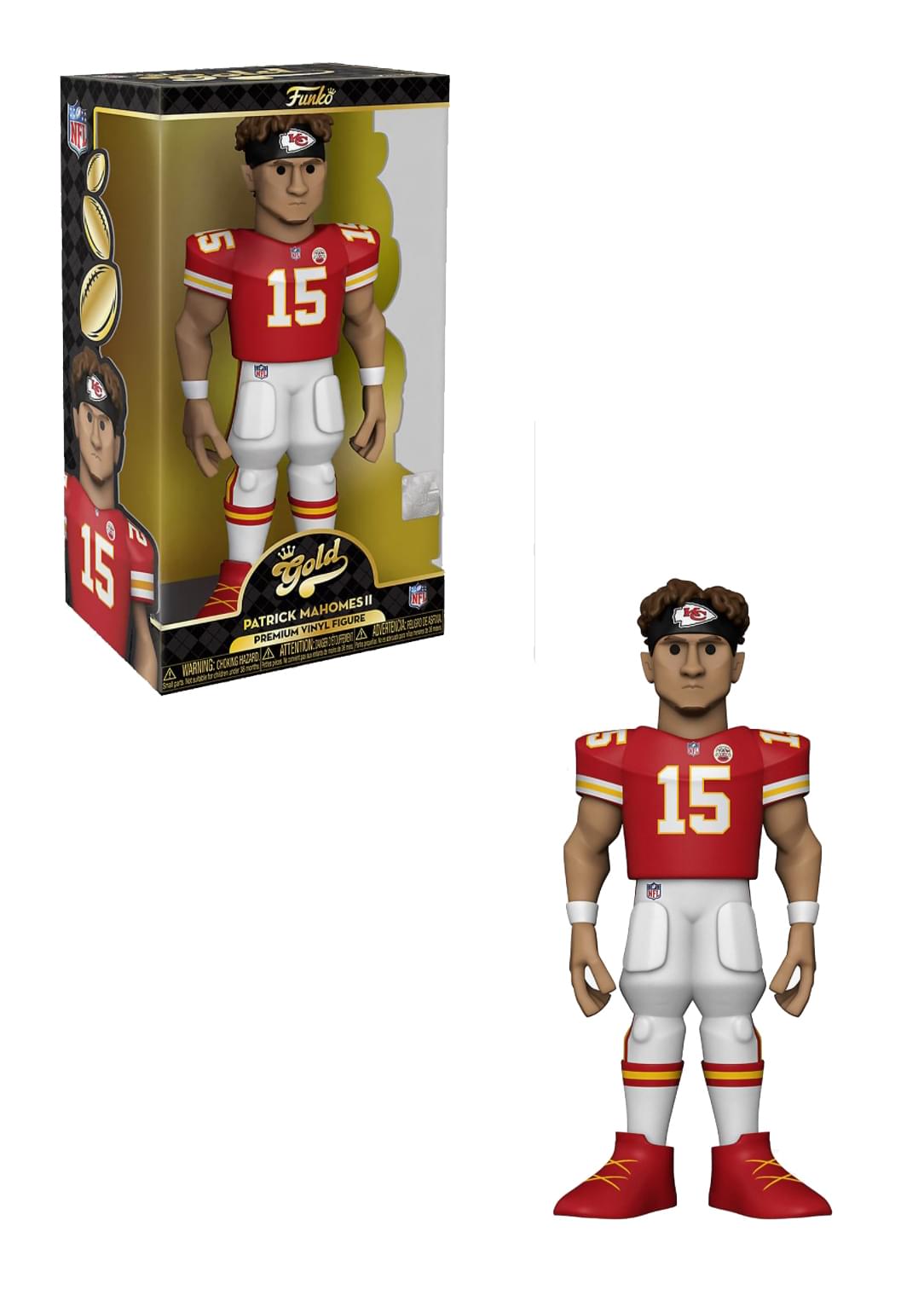  Patrick Mahomes (Kansas City Chiefs) Funko Gold 5 NFL : Funko:  Sports & Outdoors