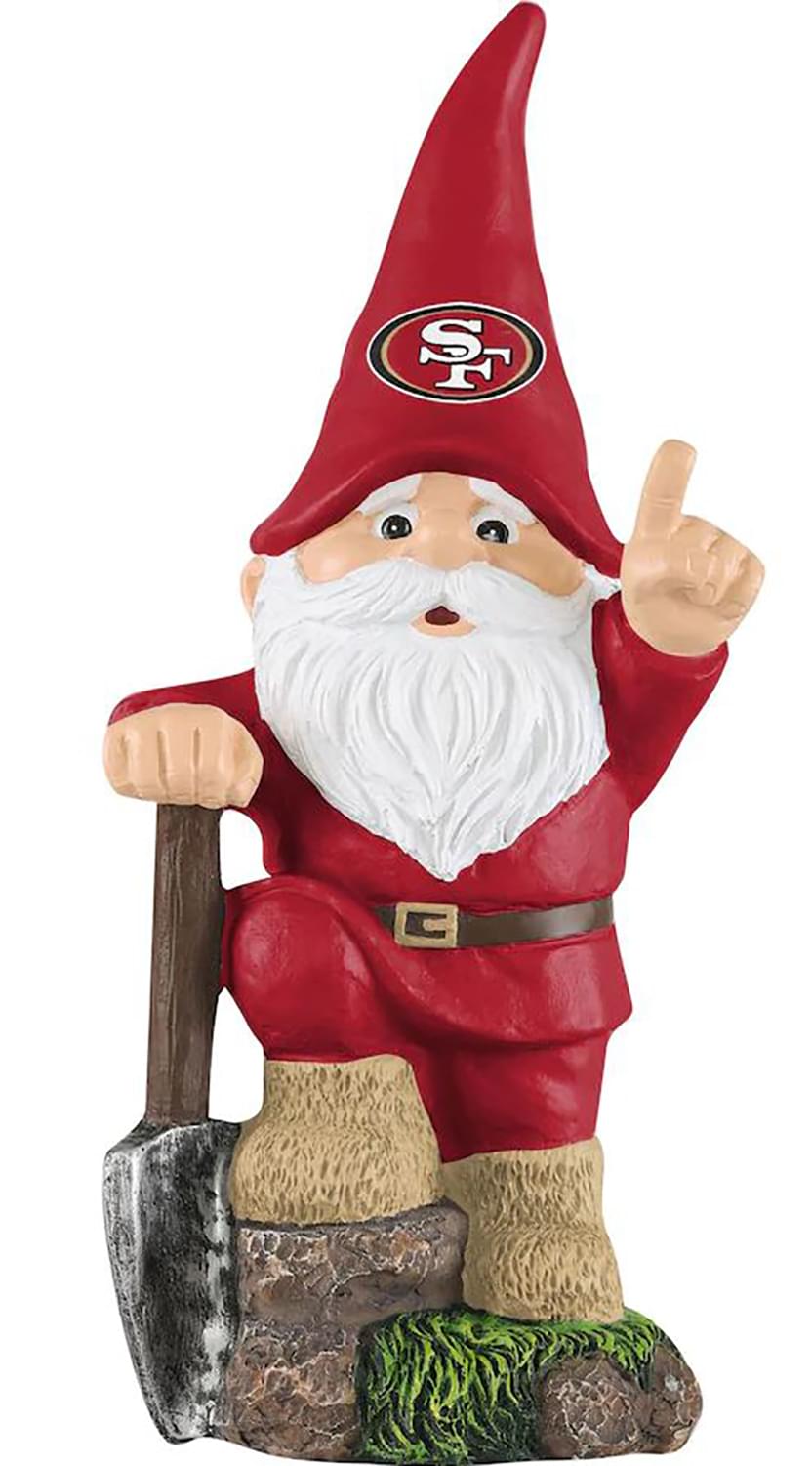 San Francisco 49ers NFL Shovel Time Garden Gnome