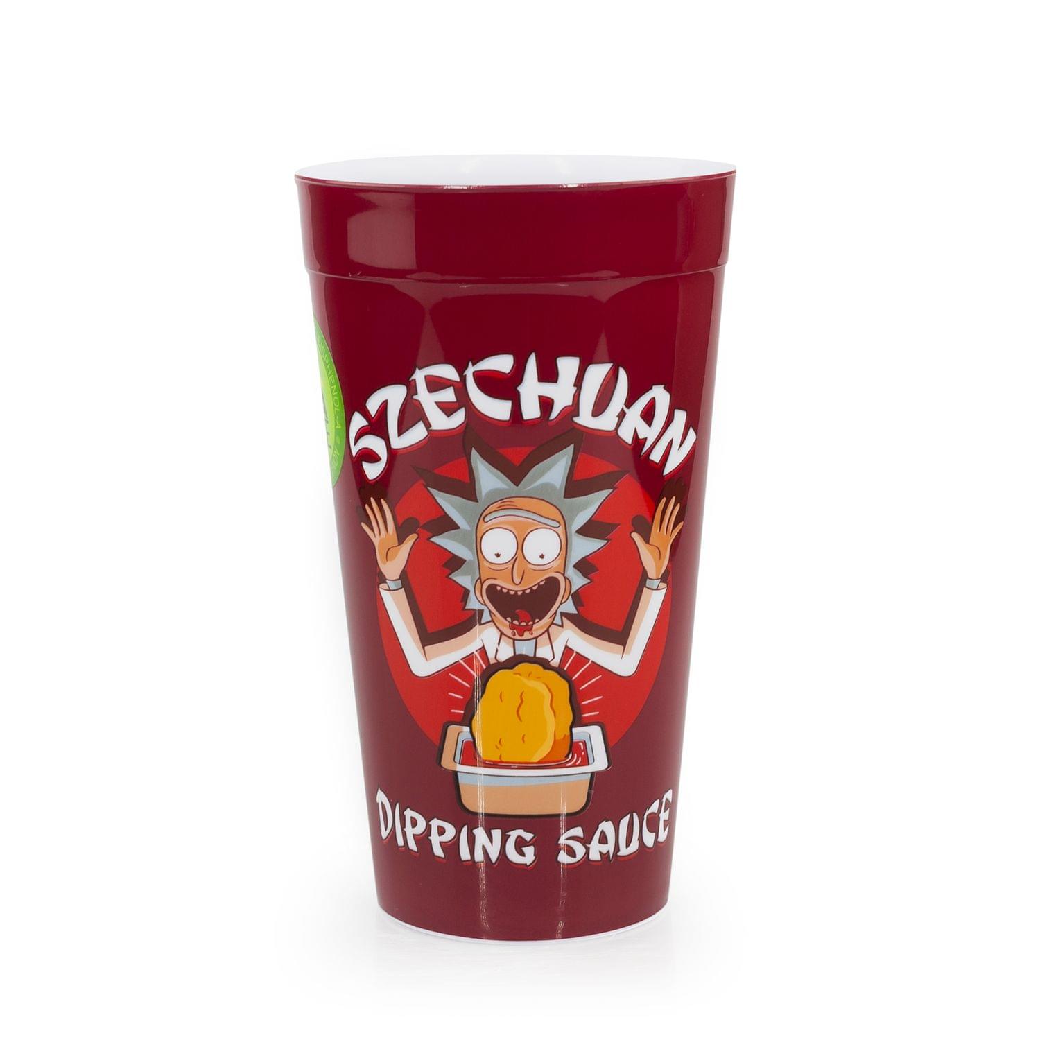 Rick and Morty Szechuan Dipping Sauce Plastic Cups, Lot of 12