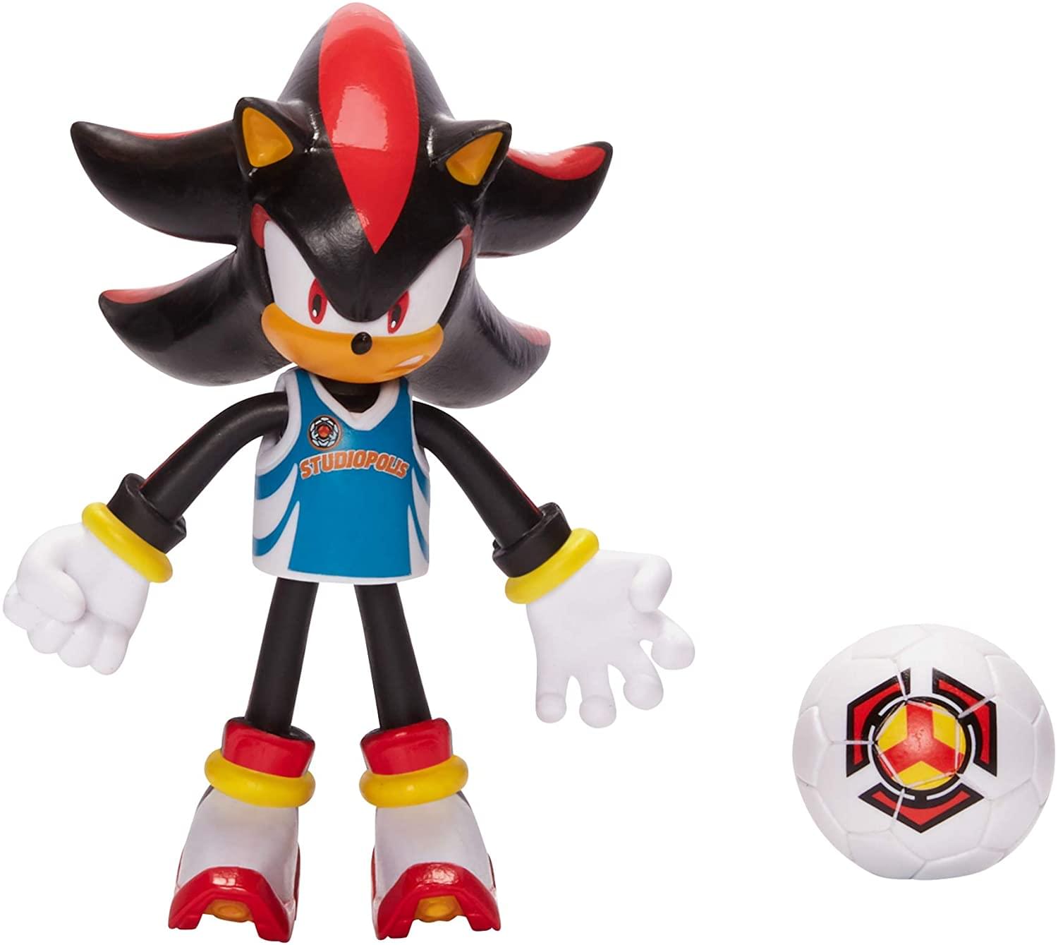 Sonic the Hedgehog 4 Inch Bendy Figure, Rugby Shadow