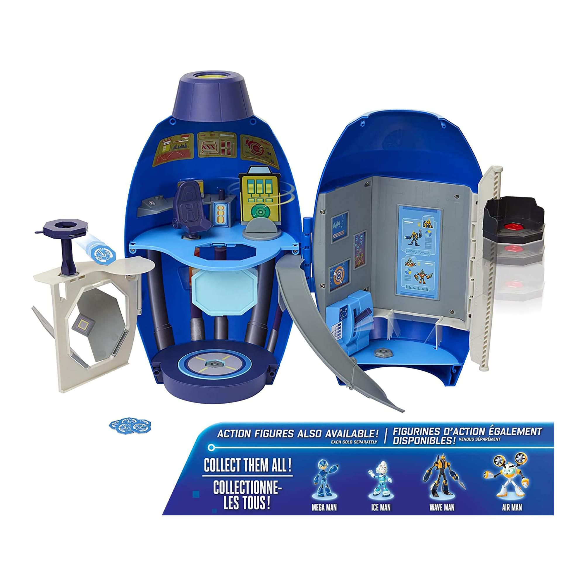 Mega Man Fully Charged Mega Buster Lab Playset | Free Shipping