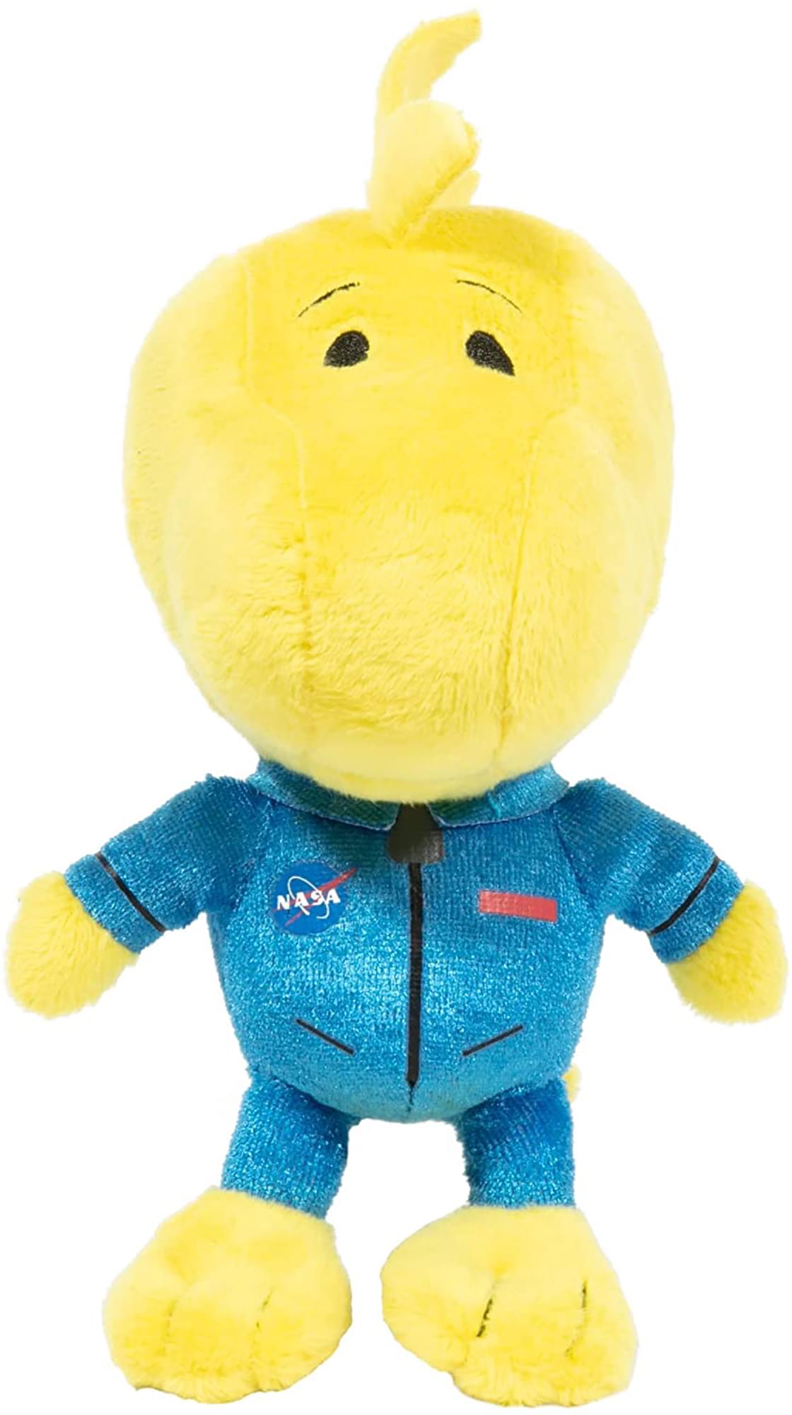 Snoopy in Space 7.5 inch Plush Woodstock in Blue Nasa Suit