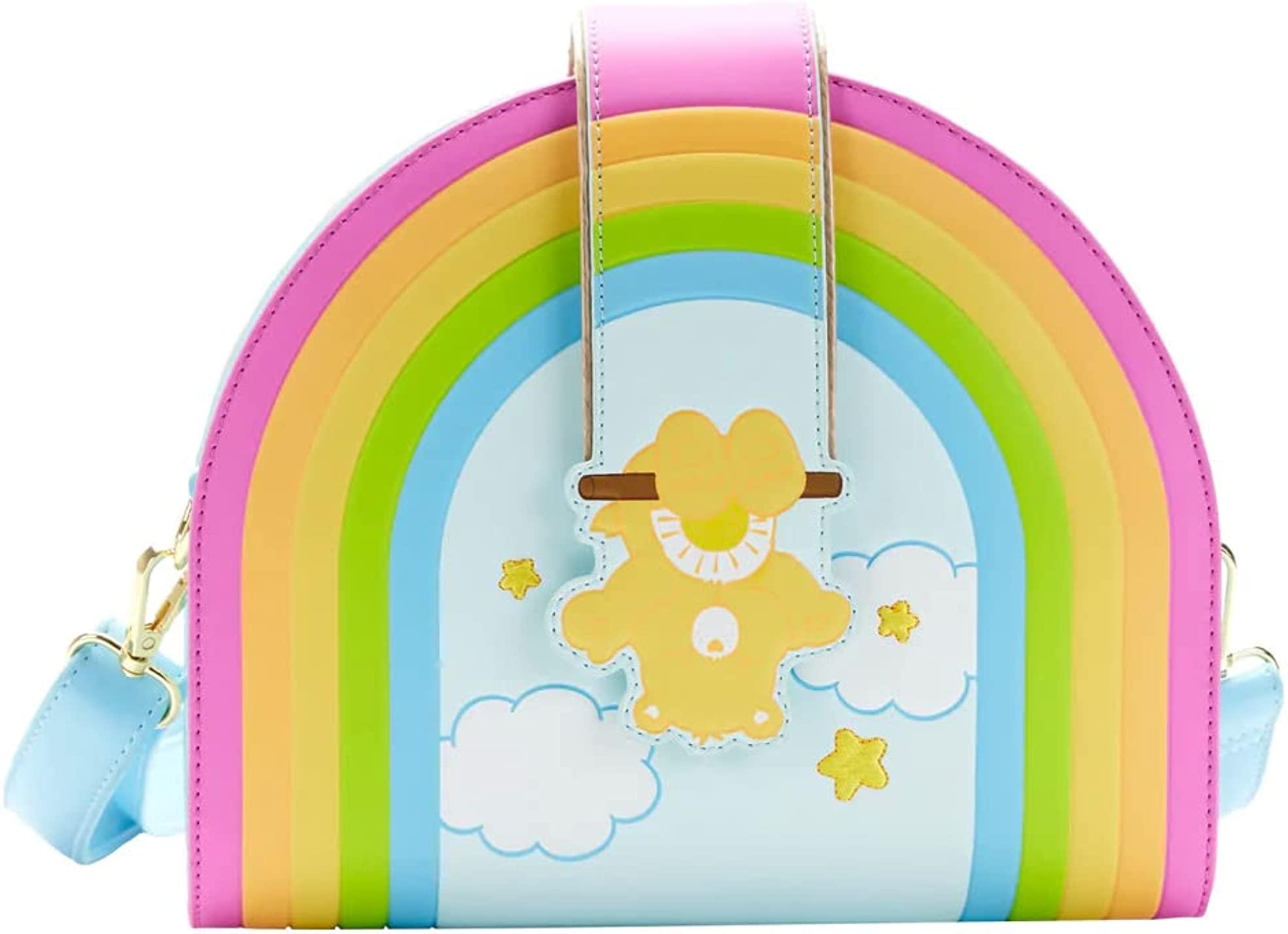 Care Bears Funshine Bear Rainbow Crossbody Bag