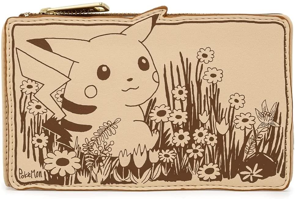 Loungefly Pokemon Sepia Pikachu Flap Wallet