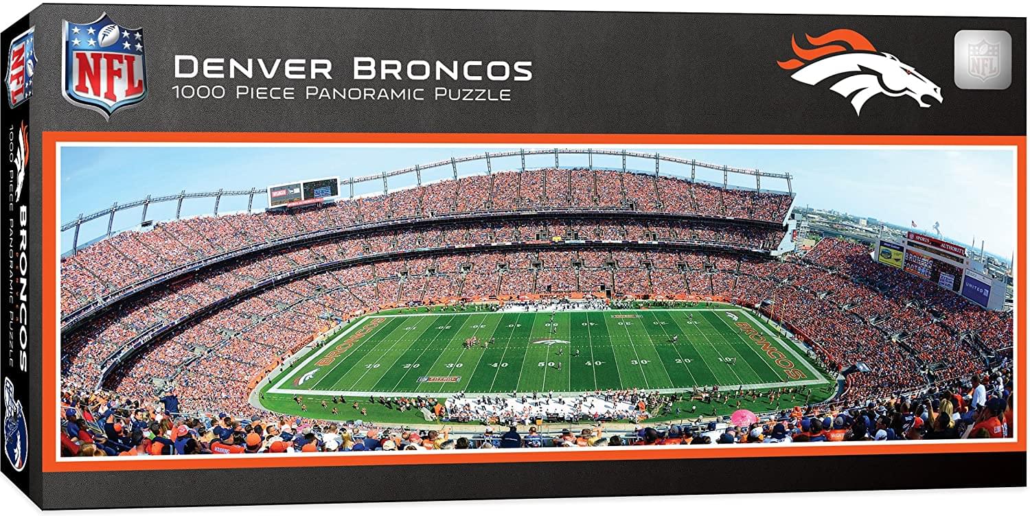 Denver Broncos 1000 Piece Panoramic Puzzle