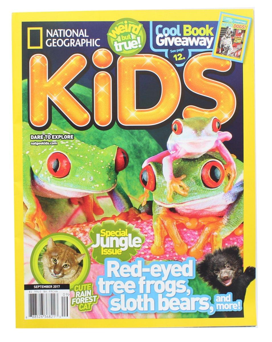 National Geographic Kids Magazine: Tree Frogs (Sept. 2017)