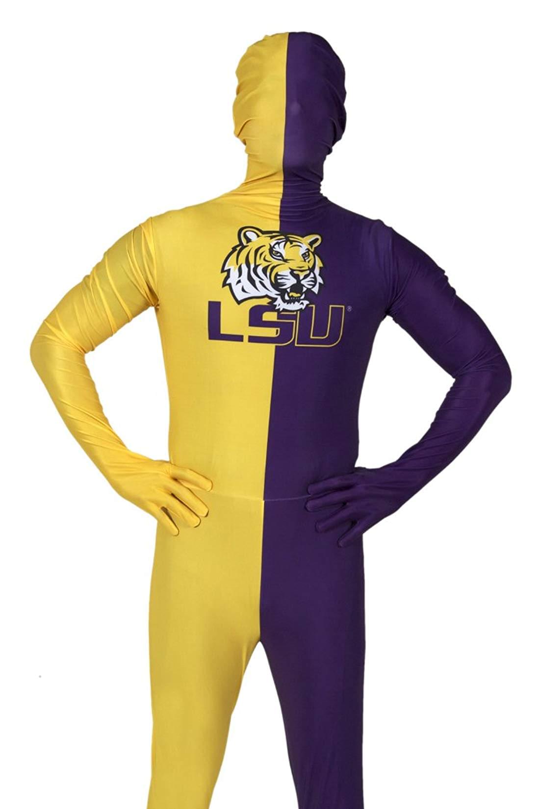 Louisiana State University Men s Skin Suit Costume Adult Free Shippi