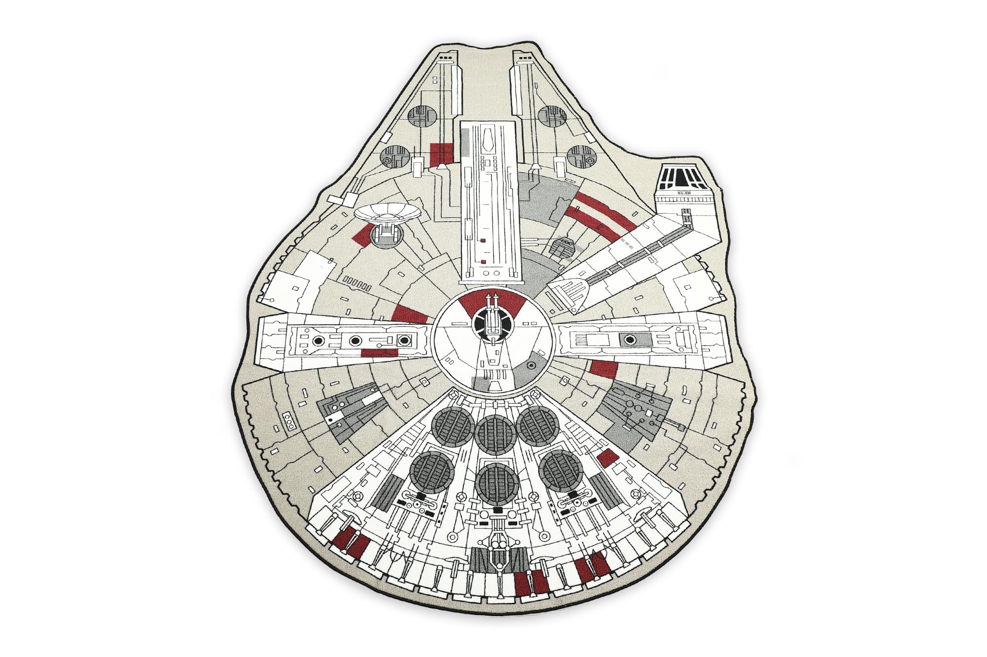 Millennium Falcon Bathroom Rug