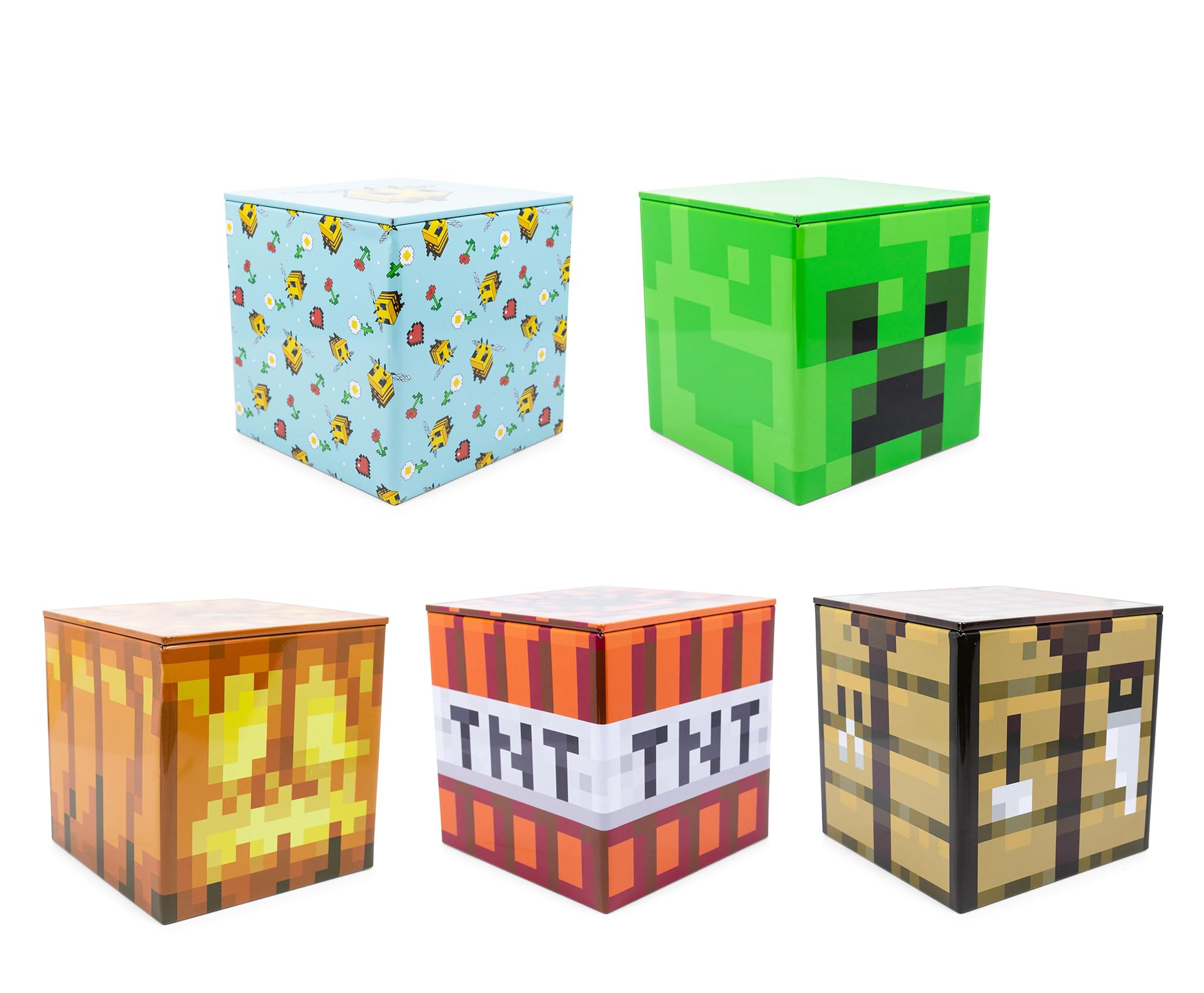 Minecraft TNT Block Storage Bin With Lid – Ukonic