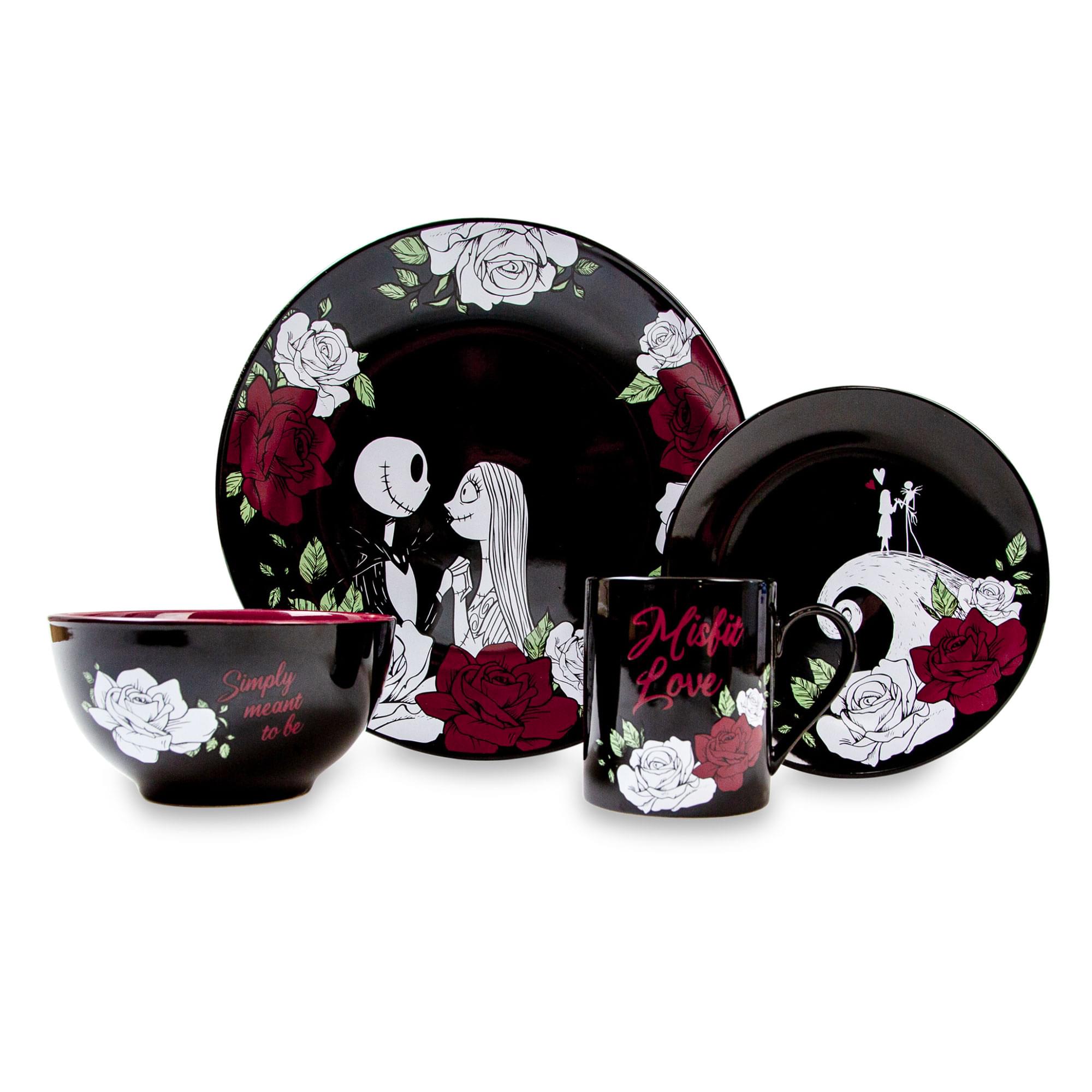 Nightmare Before Christmas Jack high quality Skellington 10.5” Dinner Plate Set