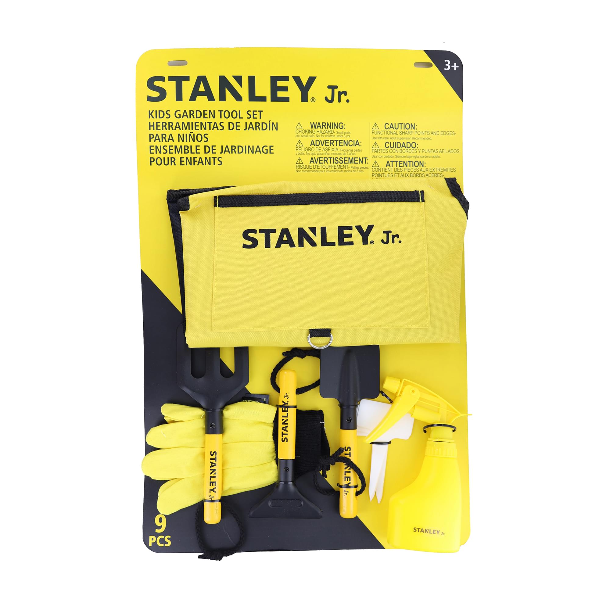 Stanley Jr. 3 Piece Garden Tool Set Real Tools for Kids