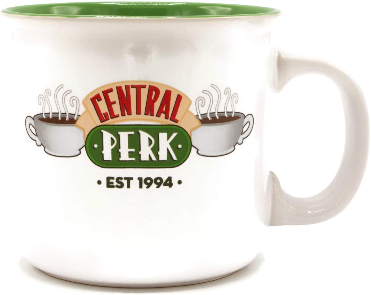 CENTRAL PERK FRIENDS HUGE 20 OZ COFFEE MUG STONEWARE DISHWASHER MICROWAVE  SAFE