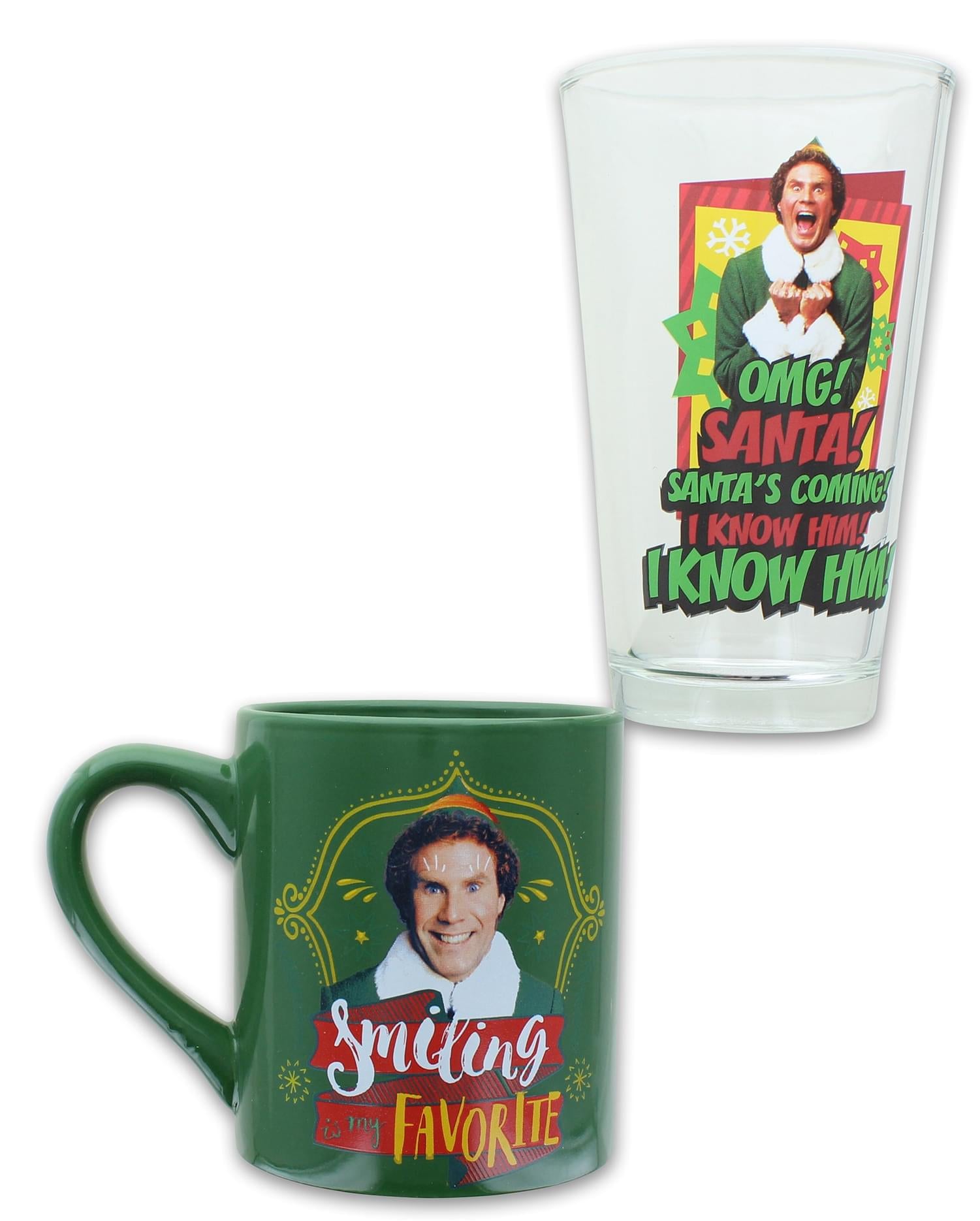 santa & elf mug set