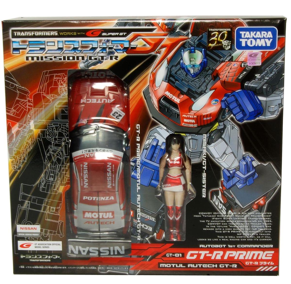 Transformers Takara GT-R Prime Red Nissan