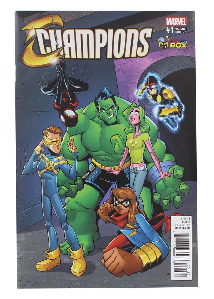 Marvel Champions #1 Variant cover (signed) – Billy Martin Official