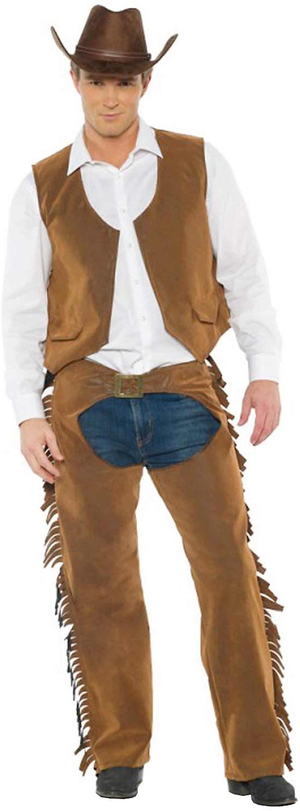 Underwraps Women's Western Cowgirl Costume, Brown