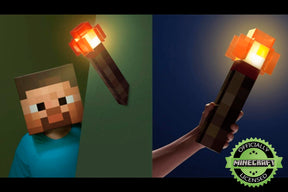 Minecraft Redstone Torch Lamp Nightlight | 12.6 Inch LED Costume Cosplay Light