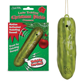 Lucky Electronic Yodelling Pickle Holiday Ornament