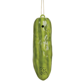 Lucky Electronic Yodelling Pickle Holiday Ornament