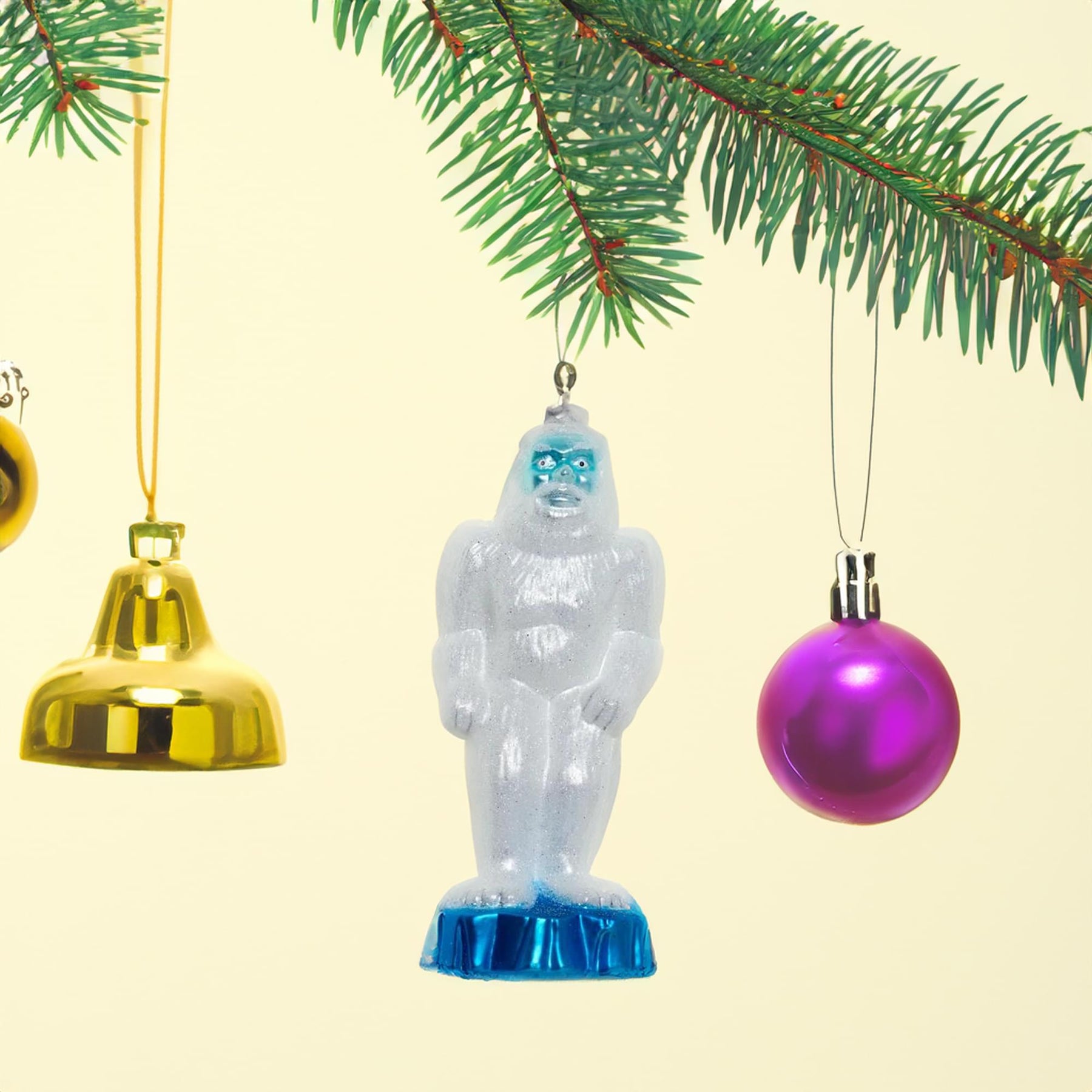 Yeti Glass Holiday Ornament