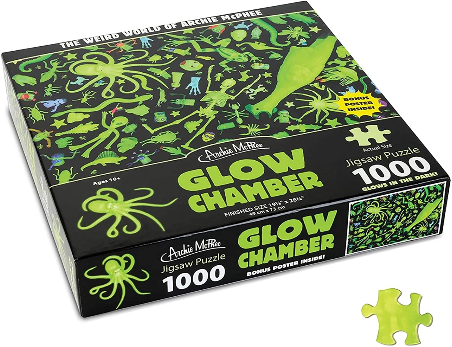 Glow Chamber Glow in The Dark 1000 Piece Jigsaw Puzzle