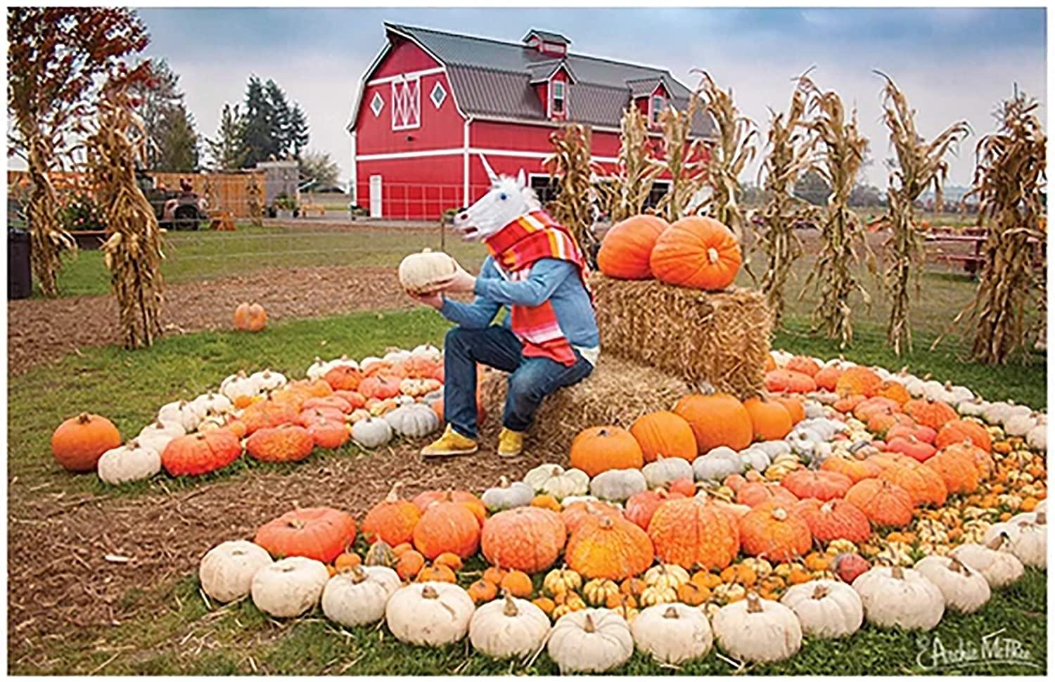 Lord Unicorn and His Pumpkin Kingdom 1000 Piece Jigsaw Puzzle