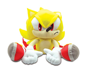 Sonic The Hedgehog Super Sonic 18 Inch Plush Backpack